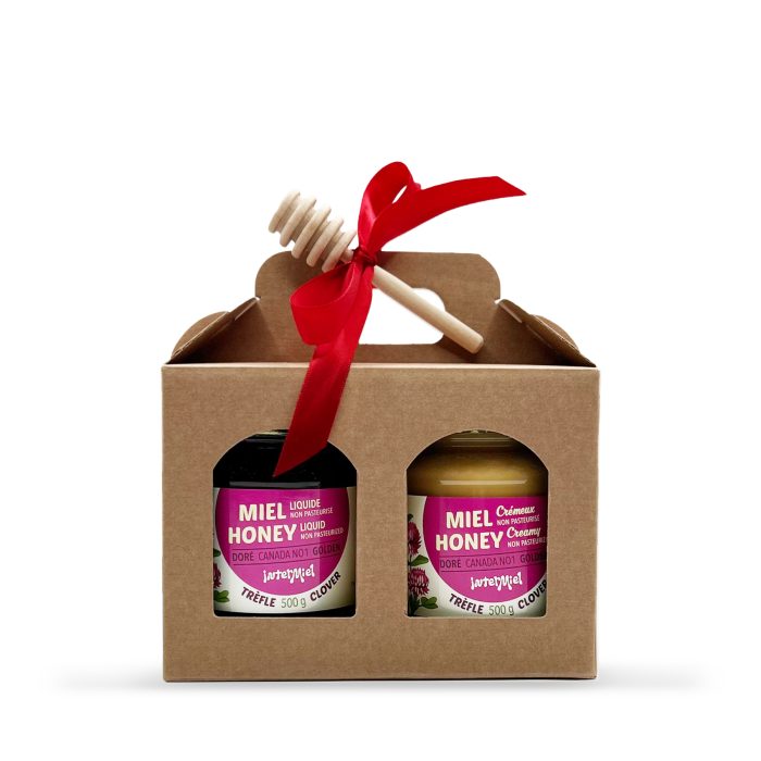 Gift box duo clover honeys