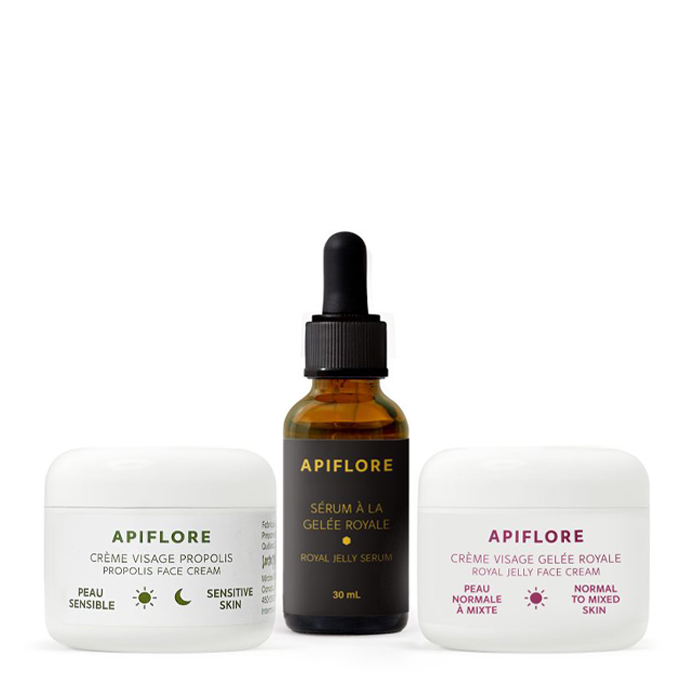 Trio Propolis face cream + Serum + Royal jelly face cream